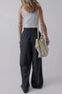 'Keturah' Pleated Wide Leg Pants - Celes Fashion